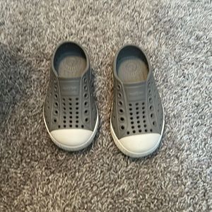 Native gray size Toddler 6 shoe.